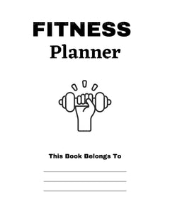 Customizable Fitness Planner Canva Template - CraftNest - Digital Crafting and Art