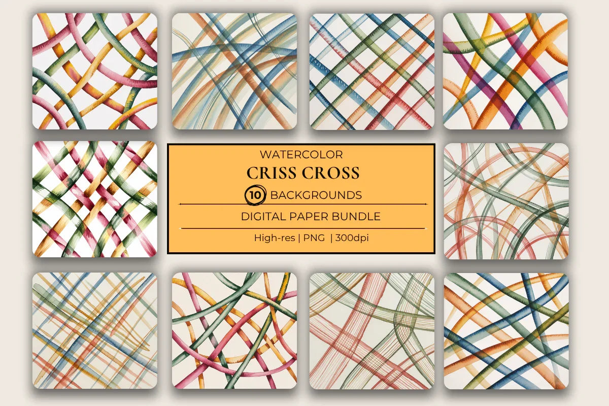Criss Cross Background Papers - CraftNest - Digital Crafting and Art