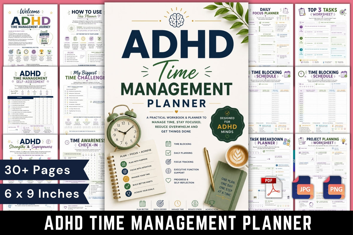 Adhd Time Management Planner