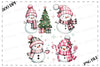 Christmas Snowman Clipart Bundle