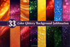 Color Glittery Background