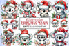 Christmas Koala Clipart Bundle