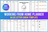 Editable Working From Home Planner