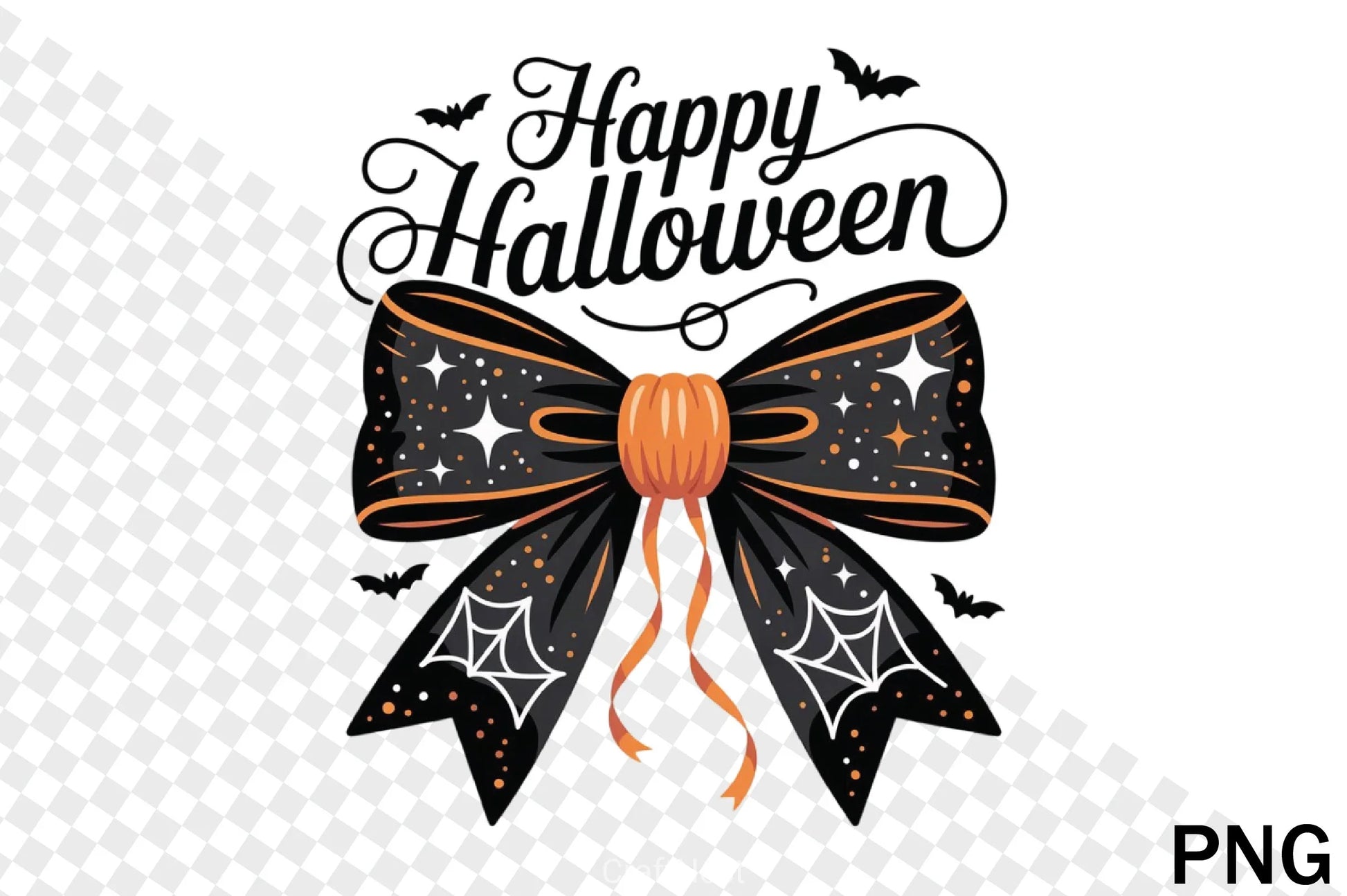 Happy Halloween Bow Clipart Bundle - CraftNest - Digital Crafting and Art