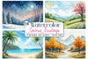 Seasons Landscape Clipart Bundle