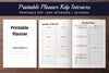 Printable Planner KDP Interior