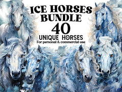 Ice Horses clipart - CraftNest