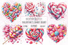 Valentine's Candy Heart Clipart Bundle