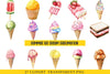 Summer Ice Cream Clipart Bundle 1