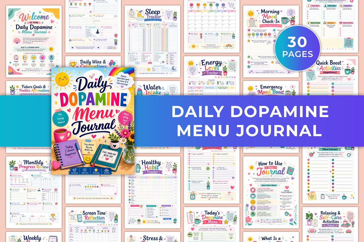 Daily Dopamine Menu Journal
