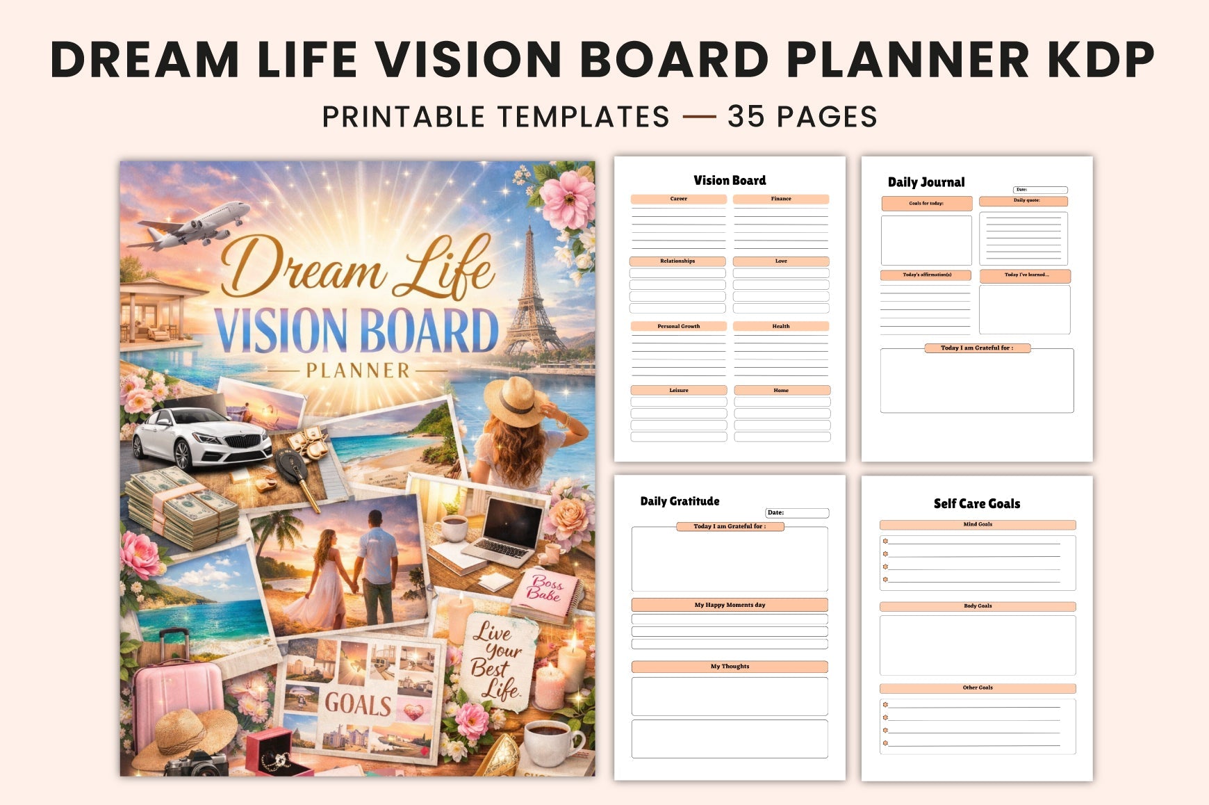 Dream Life Vision Board Planner