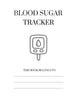Blood Sugar Tracker Template Canva