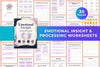Emotional Insight Processing Worksheets Workbook