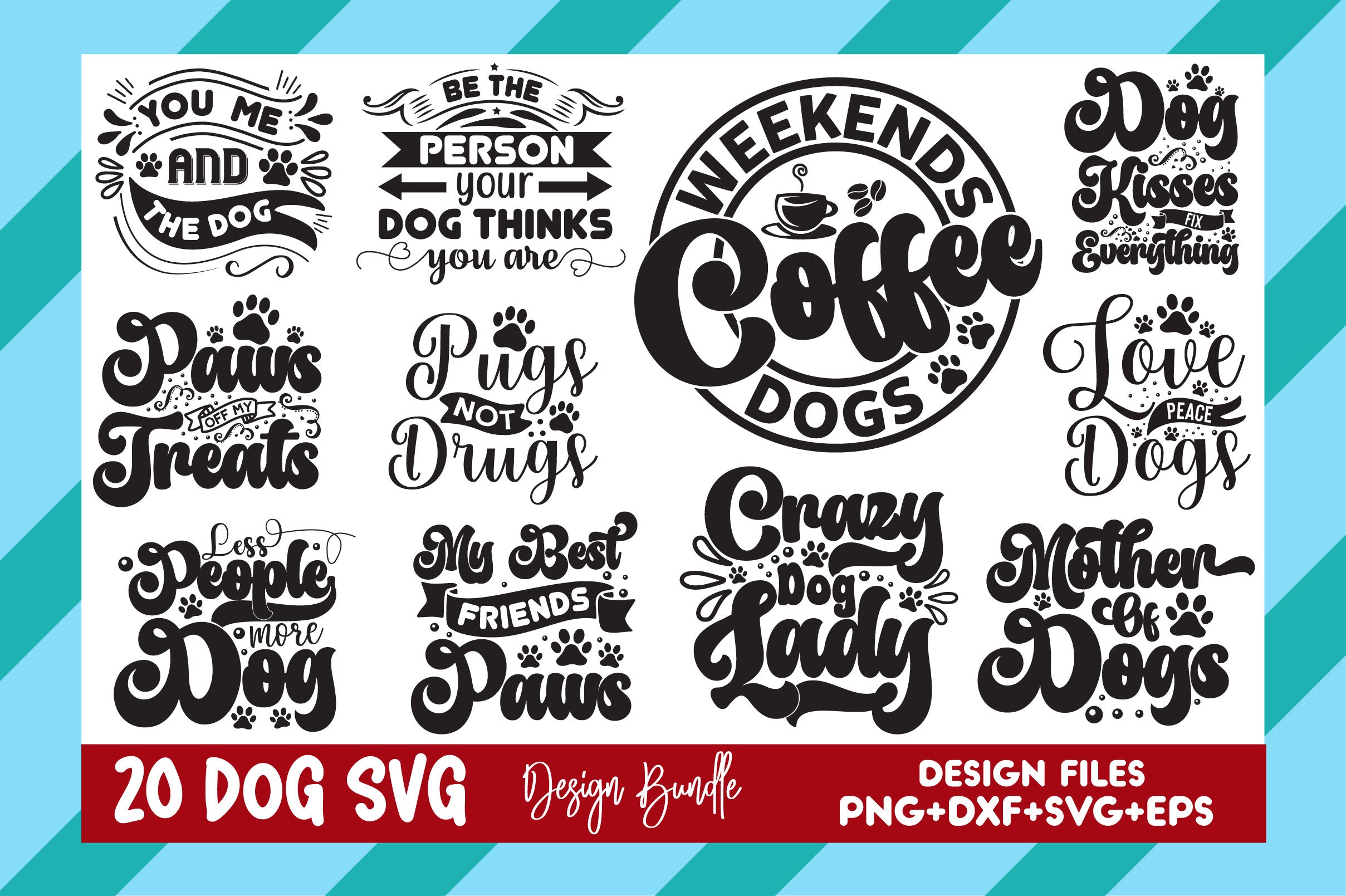 Dog SVG Bundle 16