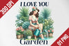 I Love You Garden Clipart Bundle