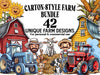 Cartoon-Style Farm