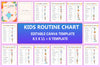 Kids Routine Chart Planner