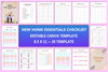 New Home Essentials Checklist Planner