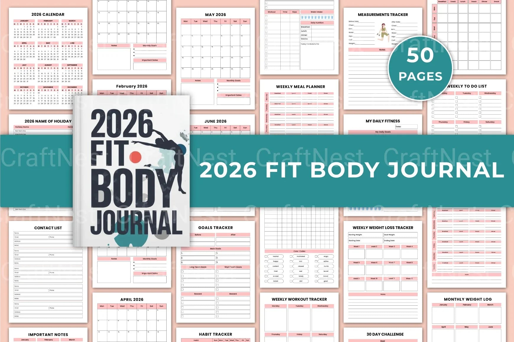 Fit Body Transformation - CraftNest - Digital Crafting and Art