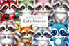 Cute Raccoon Clipart Bundle 3