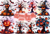 Halloween Scary Tree Clipart Bundle 2