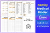 Family Medical Binder Planner