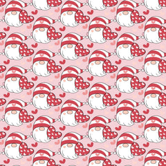 Valentines Day Gnome Seamless Digital Paper - CraftNest - Digital Crafting and Art