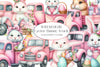 Easter Bunny Truck Clipart Bundle