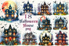 Halloween House Clipart Bundle 4