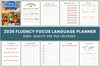 Fluency Focus Language Planner