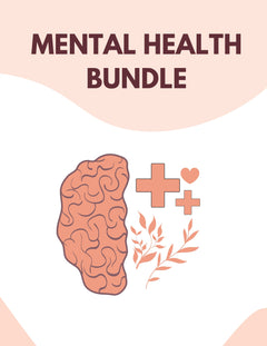 Mental Health Bundle KDP Planner - CraftNest - Digital Crafting and Art
