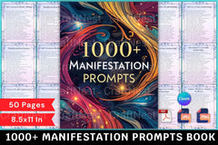 Manifestation Prompts Book for Personal Growth - CraftNest - Digital Crafting and Art