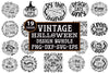Vintage Halloween SVG Bundle