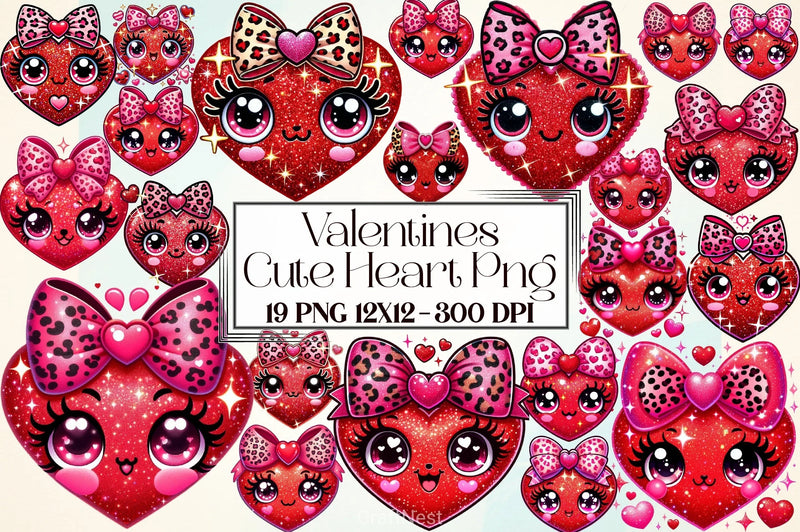 Valentine's Heart Clipart Bundle - CraftNest - Digital Crafting and Art