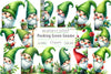 Gnome Peeking Around Corner Clipart Bundle