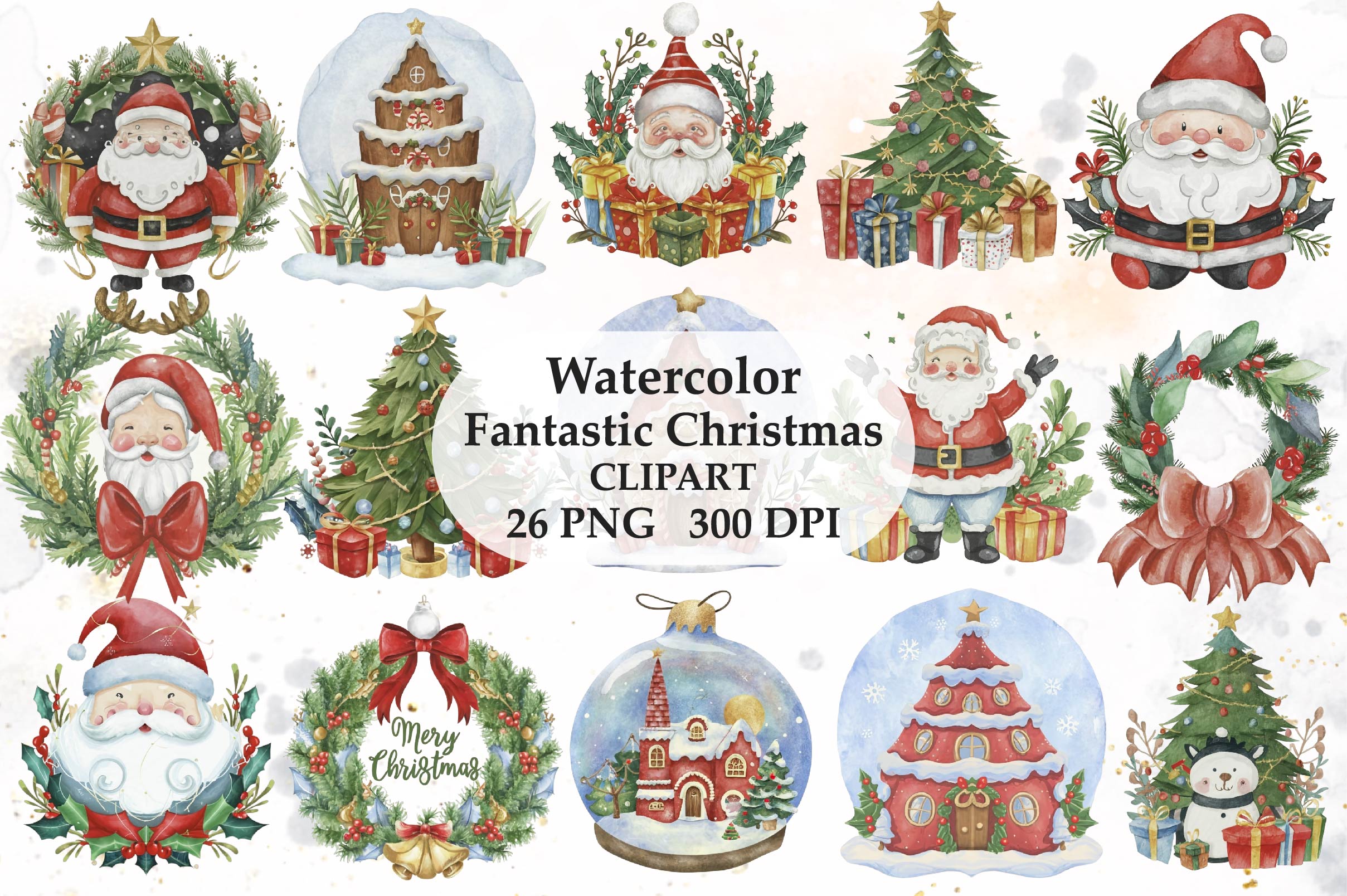 Fantastic Christmas Clipart Bundle