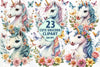 Cute Unicorn Clipart Bundle 6