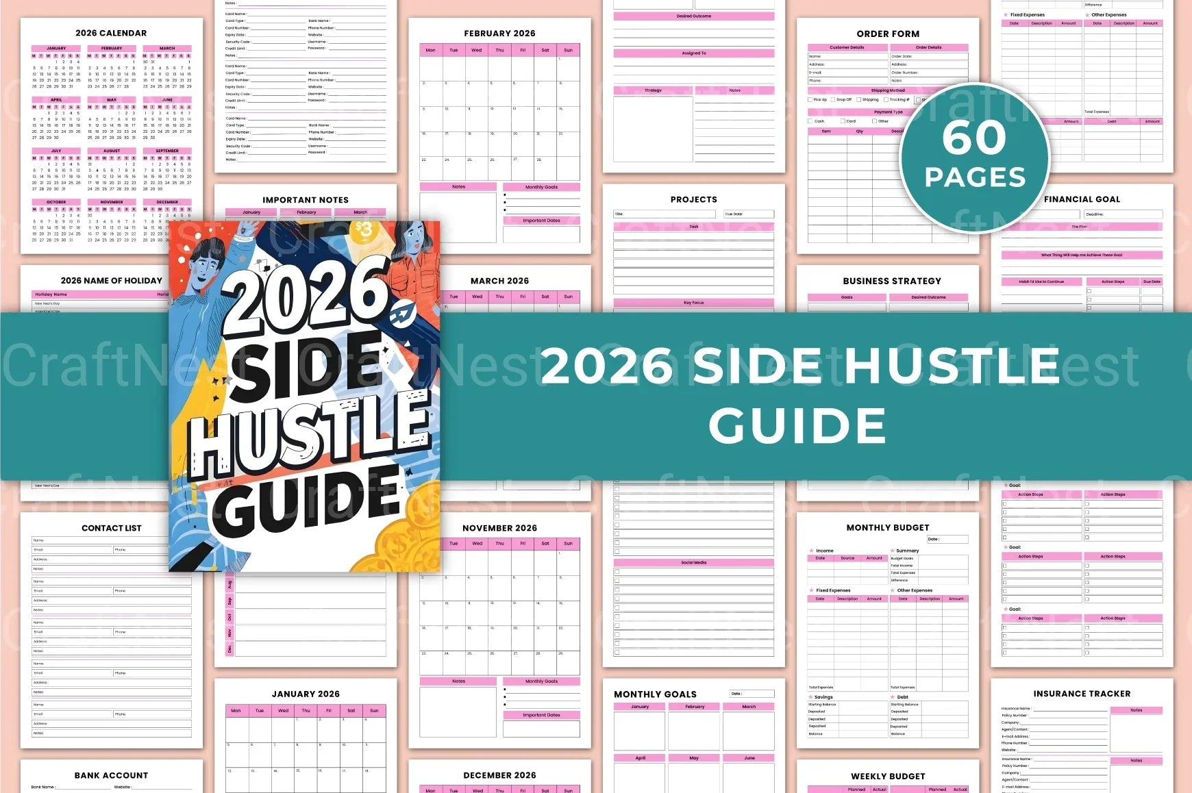 Ultimate Side Hustle Guide - CraftNest - Digital Crafting and Art