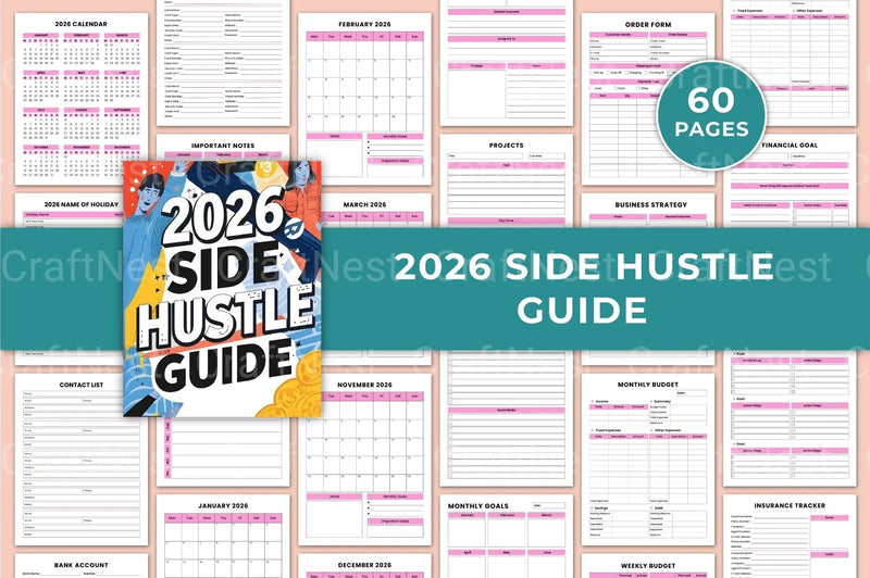 Ultimate Side Hustle Guide - CraftNest - Digital Crafting and Art