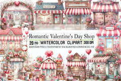 Romantic Valentine's Day Clipart Bundle - CraftNest - Digital Crafting and Art