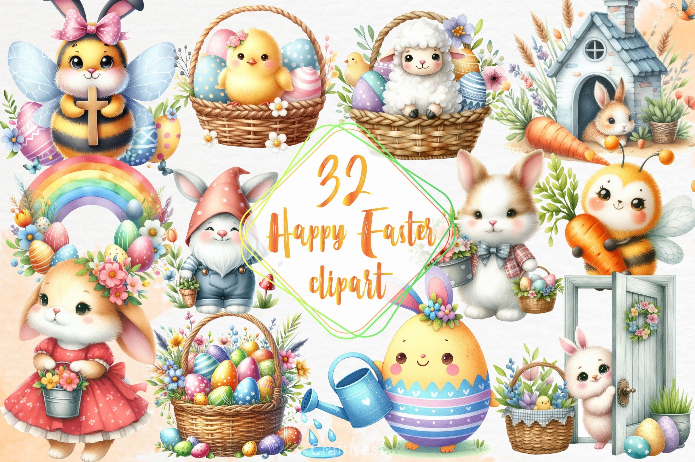 Easter Clipart Bundle