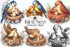 Bird Nest Clipart Bundle