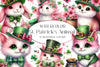Cute St Patricks Animal Clipart Bundle