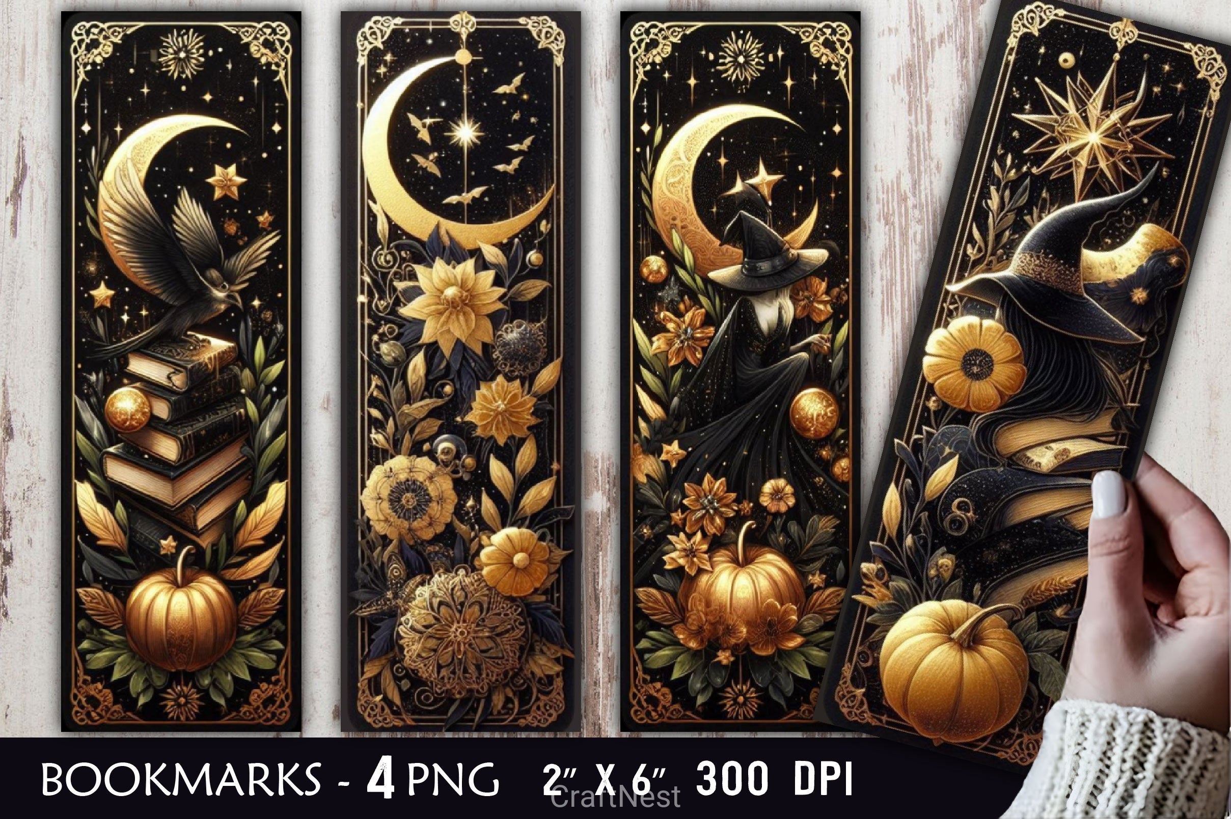 Witch Bookmarks Bookmark Junk Journal