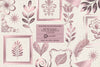Rose Gold Foil Elements Clipart
