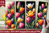 Tulips Bookmarks Junk Journal