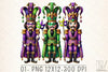 Nutcracker Mardi Gras Clipart Bundle