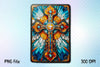 Stained Glass Cross Tarot Card Clipart Bundle 7