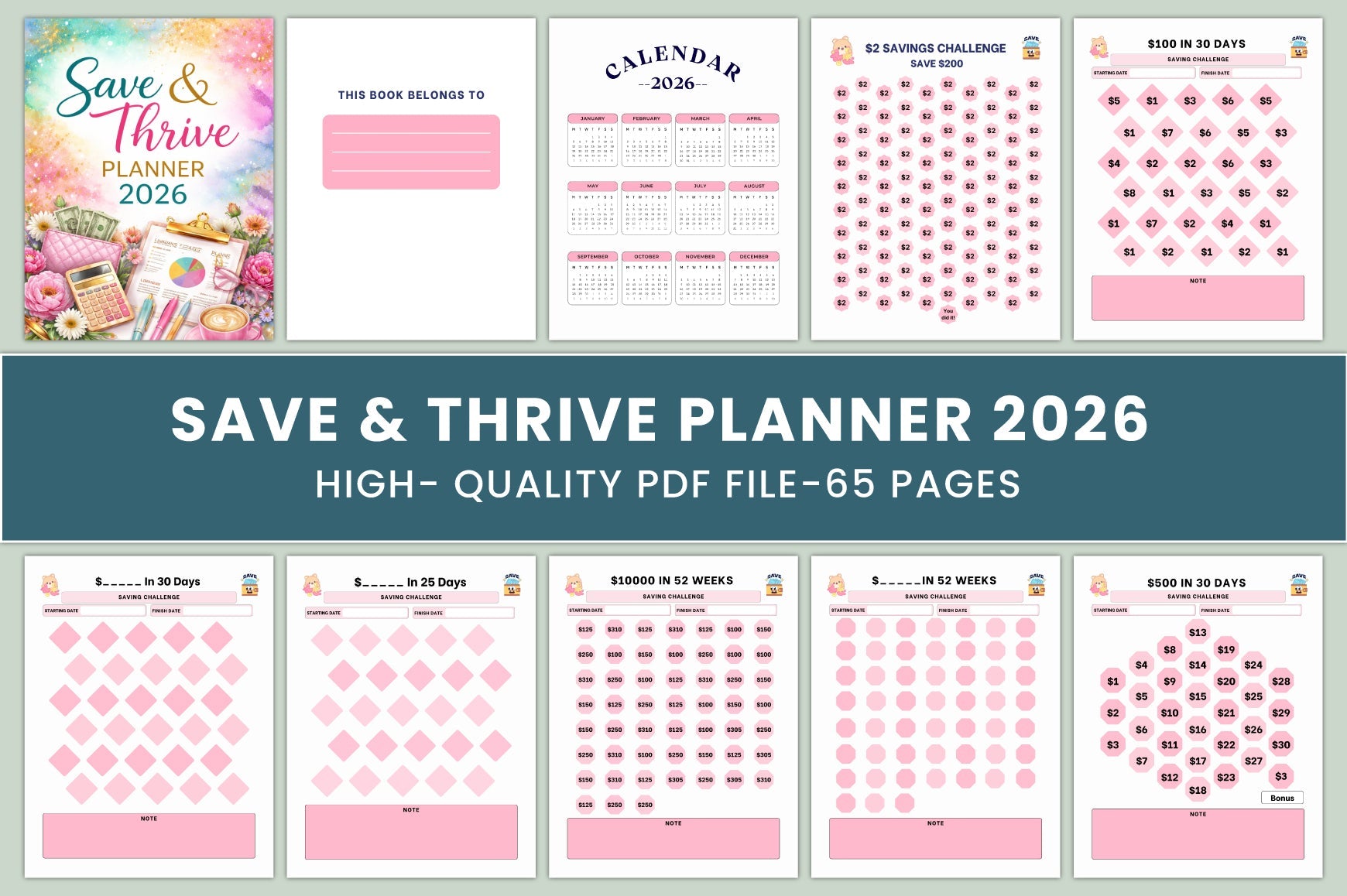 Save Thrive Planner