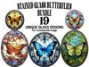 Stained Glass Butterflies